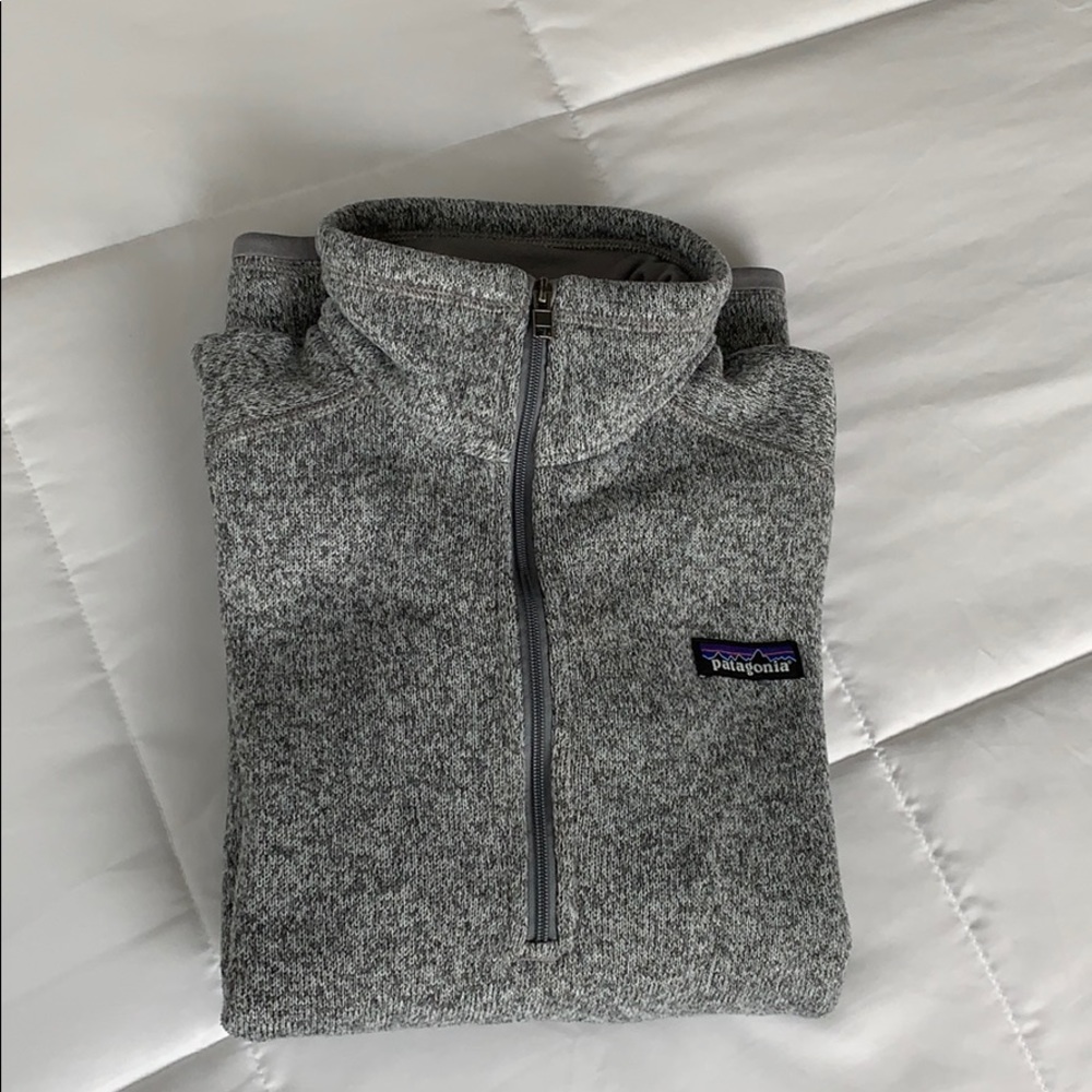 Patagonia Better Sweater 1/4 Zip in Birch White